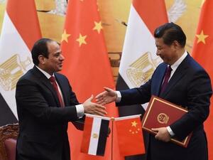 The Chinese government is set to pump in around $40 billion into big development projects in Egypt as part of its ambitious One Belt One Road (OBOR) initiative. (AFP)