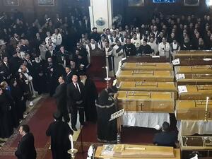  إرهابيون وضعوا قنبلة في إحدى غرف الكنيسة وفجروها عن بعد، لحظة بدء صلاة الأحد