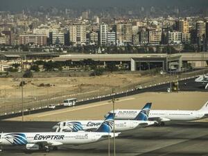 Illustrative photo of EgyptAir passenger planes. (Bloomberg)
