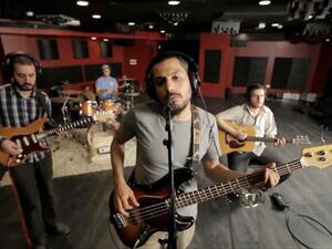 Following the steps of Lebanese band Mashrou3 Leila, the trio have turned to fans to help finance the release of their second album, “Men Nafs El Nas.” (Aramram.com)