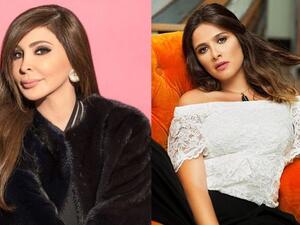 الفنانة اليسا والفنانة ياسمين عبدالعزيز