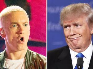 The rapper is also against the President's travel ban. (US Weekly)