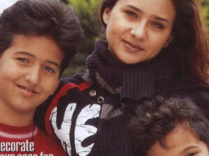 Nelly Kareem and her two boys