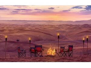 Different activities at the Mleiha Archaeological and Eco-tourism Project