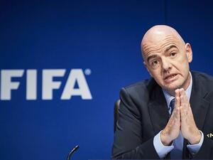 FIFA chief Gianni Infantino is confident the diplomatic crisis facing Qatar will not threaten the country's hosting of the 2022 World Cup. (AFP)