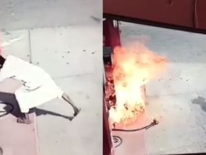 The exact location of the incident is unknown (Screengrab)