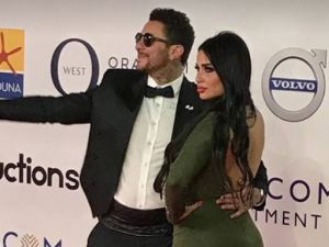 أحمد الفيشاوي وزوجته ندى الكامل