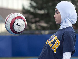 FIFA, the international football association, lifted its ban on hijab in 2014 (AFP/File)