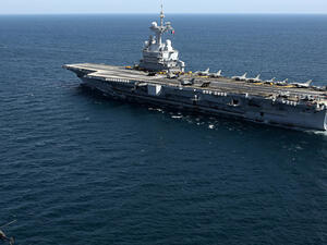 A French aircraft carrier. (AFP/File)