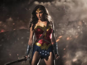 Gal Gadot has joked she is going through a "minor identity crisis" because she keeps introducing herself as Wonder Woman. (File photo)