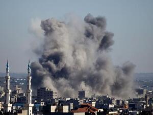 The latest fatalities raise the death toll to 121 since Israel Defence Force (IDF) began their air strikes in response to an Hamas offensive earlier. (AFP)