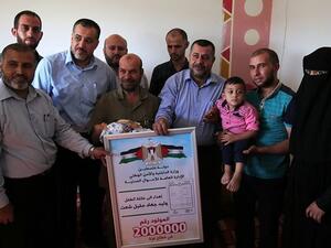 المولود رقم 2 مليون سجلته محافظة رفح جنوب قطاع غزة 