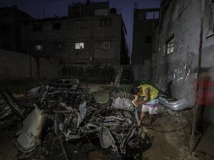 الاحتلال زعم أن السيارة تعود لأحد مطلقي الطائرات الورقية الحارقة- شهاب
