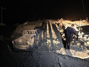 الاحتلال يقصف موقعاً لحركة حماس في غزة