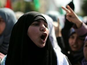 تظاهرة في غزة احتجاجا على استشهاد اسير فلسطيني في سجون اسرائيل/أ.ف.ب