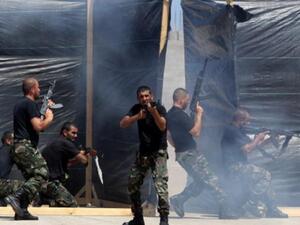 قوات امن حماس في غزة اثناء تدريب/أ.ف.ب