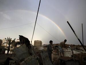 غزة صباح الجمعة/أ.ف.ب