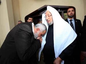 دعوة القرضاوي لغزة تشكل استخداما لسلاح الدين من جانب حماس