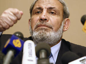 الزهار رفض ربط عملية الخليل بانطلاق المفاوضات المباشرة 