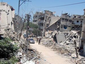 Only a quarter of pledges from donors have been received for the reconstruction effort. (AFP/File)
