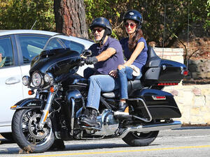 They pulled off the biker look nicely. (www.laineygossip.com)