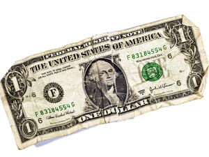 يقوم البنك الاحتياطي الاتحادي الأمريكي بتقييم حالة العملات الورقية بشكل دائم ويعمل على تحديثها، وتعمل ماكينات العد والصرافة على تحييد العملات التالفة أو الممزقة أو المتسخة