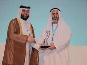 Saeed Fadel Al Mazrooei, CEO and president of EMAL at the GAC award ceremony