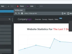 يمكن للمستخدم الاعتماد على أداة Bootstrap Studio، وهي أداة مخصصة لتصميم مواقع الإنترنت التي تدعم الاستجابة أو ما يُعرف بـ responsive websites، وذلك بالاعتماد على إطار عمل Bootstrap