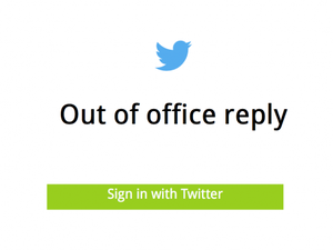 موقع Out Of Office Twitter أو اختصارًا OOOTwitter يُتيح لمستخدميه إمكانية إنشاء رد تلقائي على التغريدات الواردة لحسابهم، بحيث يتم الرد بها فور تلقي تغريدة موجّهة إليهم