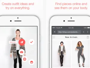 تطبيق Pictofit المتوفّر لمستخدمي أجهزة أندرويد عبر متجر جوجل بلاي ومستخدمي أجهزة iOS عبر متجر آب ستور يمكن للمستخدم تجربة الملابس بسهولة على صورته الشخصية