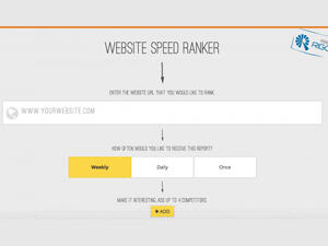 يمكن لأصحاب الموقع استخدام خدمة Website Speed Ranker التي تُتيح لهم إمكانية توليد تقرير مباشر أو يومي أو أسبوعي