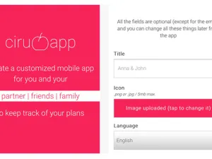من الخدمات المتميزة والمختلفة عن بقية الخيارات المتوفرة خدمة تُدعى ciruapp، والتي تُتيح للمستخدم إمكانية عمل تطبيق بدقائق معدودة خاص به وبشخص آخر من طرفه، سواءً كان شريكته في الحياة، أم أحد أفراد عائلته أم أصدقائه، ليتم من خلاله تنظيم المهام الخاصة بهم بسهولة