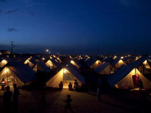 25,000 Palestinians have fled Syria for Lebanon and a sixth of the new funds will go to help them