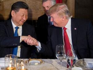 الرئيس الأمريكي دونالد ترامب والرئيس الصيني شي جين بينغ (أ ف ب)