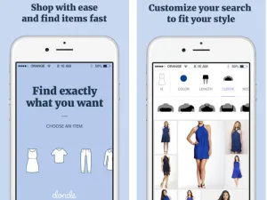يمكن للسيدات الاعتماد على تطبيق Donde Fashion، والذي يُتيح لهنّ إمكانية التسوق والبحث بكل سهولة عن الأزياء عبر آلاف العلامات التجارية الشهيرة، سواءً للملابس، أم للأحذية النسائية وحقائب اليد، عن طريق تحديد معالم وتفاصيل الأزياء التي يرغبون بالوصول إليها