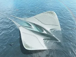 جاء تصميم المدينة على شكل أسماك "المانتا راي"،"شيطان البحر"، والتي صممت لتصبح مدينة جامعية تضم عددا كبيرا من الباحثين والأساتذة والطلاب الجامعيين