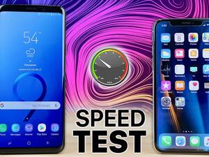 +Galaxy S9 يواجه منافسه الأبرز iPhone X في اختبار السرعة