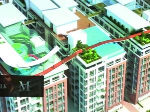 This project is an iconic apartment complex featuring fully furnished two-bedroom apartments, with a stunning rooftop air-conditioned jogging track, children’s play area and club house. (The Peninsula)