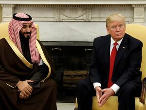 ناقش ولي ولي العهد السعودي الأمير محمد بن سلمان مع الرئيس الأمريكي دونالد ترامب العديد من الملفات الاقتصادية بين البلدين