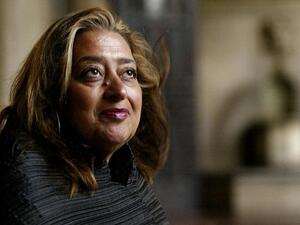 المهندسة المعمارية الراحلة زها حديد