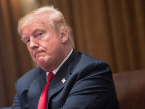 U.S. President Donald Trump in reflective mood (AFP/File Photo)