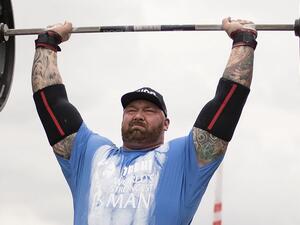 Hafthor Bjornsson, nicknamed Thor and more popularly known as 'The Mountain' in the hit TV series Game of Thrones. (AFP/ File Photo)