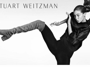 Gigi Hadid has collaborated with designer Stuart Weitzman on a new footwear line, which will see proceeds go towards Pencils of Promise charity. (File photo)