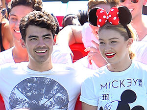 Rumored couple Gigi Hadid and Joe Jonas take a trip to Disneyland. (Instagram)