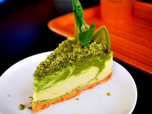 كيكة الشاي الأخضر