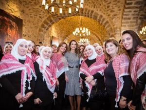 خلال لقاء جلالة الملكة رانيا العبدلله لمناقشة أهداف الجروب وانجازاته