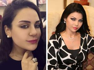 Zainab and her mum Haifa Wehbe. (script.tahrirnews.com)