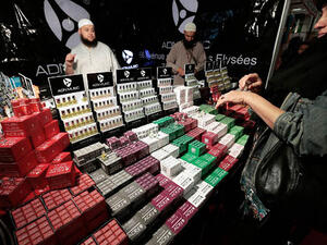 Young people are now embracing halal products, some even closely associating the word with concepts such as vegan, vegetarian and organic (AFP/File)