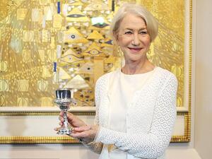 Mirren receives the World Jewish Congress honour in Vienna. (Shutterstock))