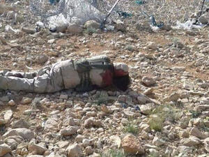 جثة لاحد قتلى حزب الله في القلمون 
